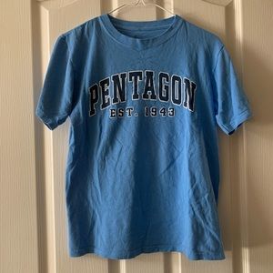 Men’s Light Blue Pentagon T-Shirt